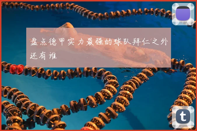 盘点德甲实力最强的球队拜仁之外还有谁